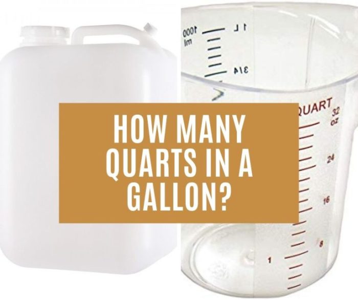 Gallon quarts quart gallons heall