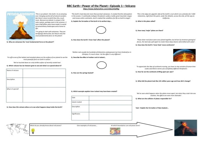 Planet earth caves worksheet answers