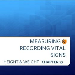 Chapter 16:1 measuring and recording vital signs